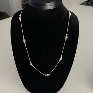 Elegant Gold Beaded Necklace